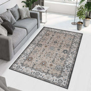 Grey Printed Cotton Premium Quality Carpet