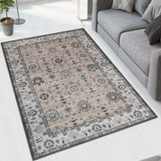 Grey Printed Cotton Premium Quality Carpet