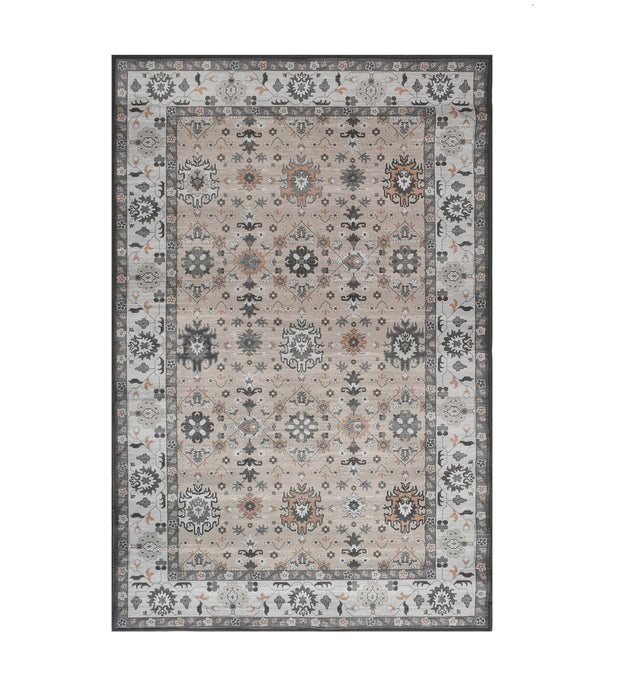 Grey Printed Cotton Premium Quality Carpet
