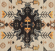 Beige Dark Printed Cotton Premium Quality Carpet