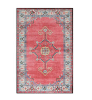 Pink Printed Cotton Premium Quality Carpet