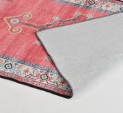 Pink Printed Cotton Premium Quality Carpet